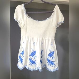 90's RXB Smocked Top